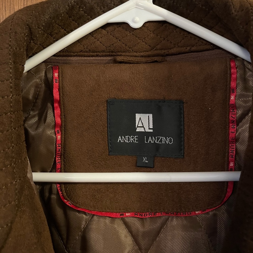 Andre Lanzino XL Men’s Brown Dress Casual Winter Coat